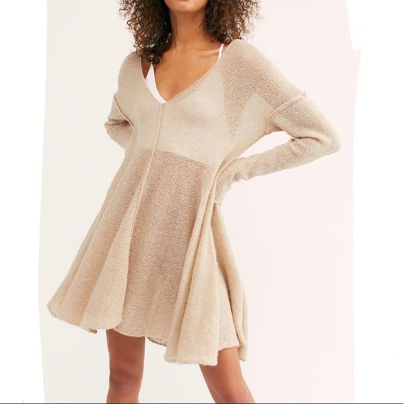 NWT Free People Dancing In The Forest SweaterDress - Picture 2 of 7